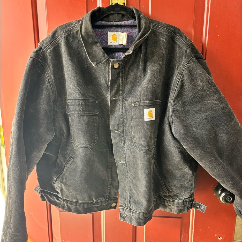 Vintage Carhartt Charcoal Men's Jacket